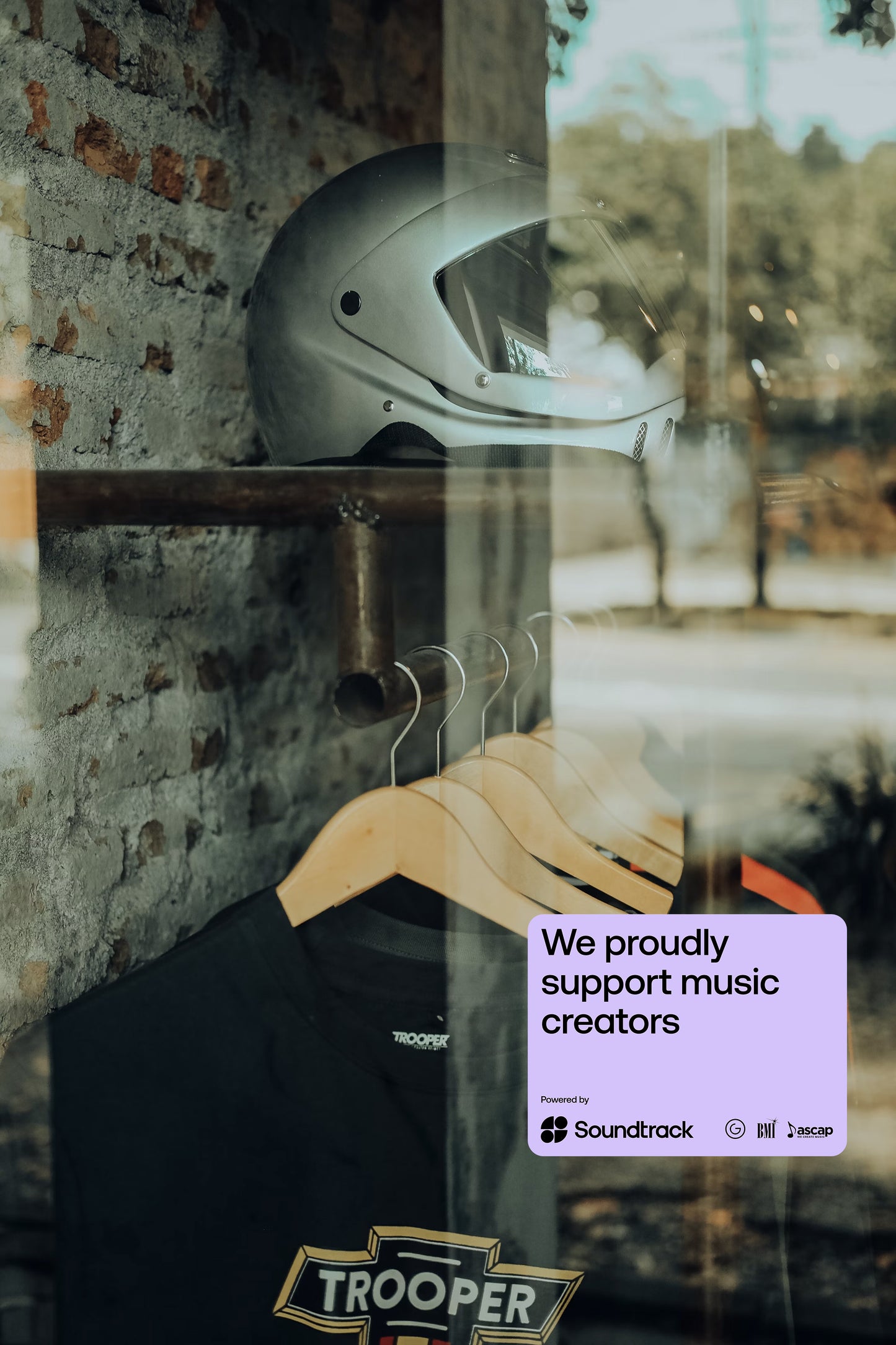 Window Sticker - We proudly support music creators